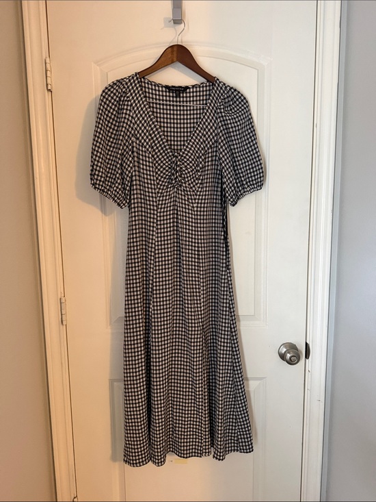 Forever New Dresses & Skirts - Forever New Black and White Gingham Maxi Dress
